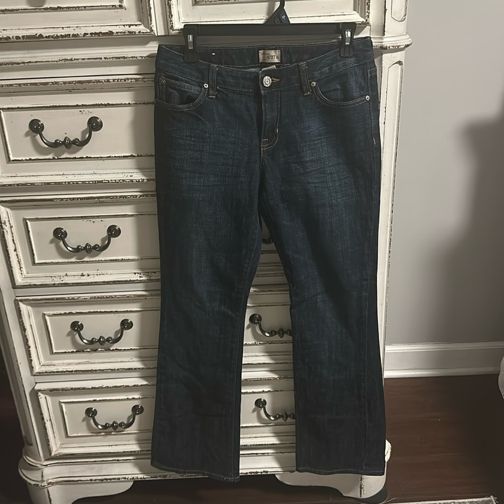 Gap Vintage 1969 Curvy Flare Jeans size 4 27 Dark Denim Like New
